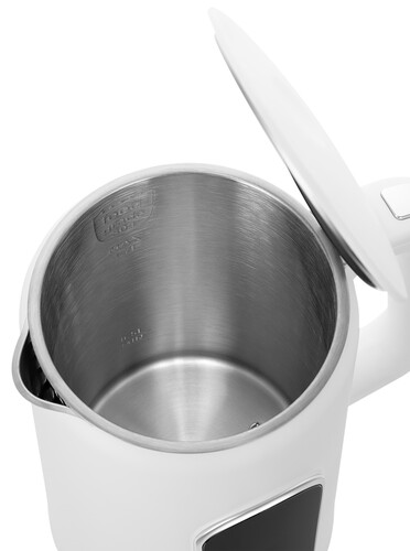 Купить Электрочайник Kitfort КТ-8754 белый  9285142. Характеристики, отзывы и цены в Донецке