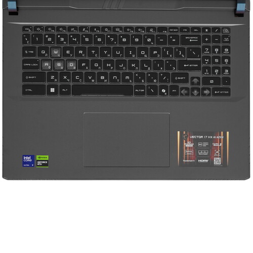 Купить 17" Ноутбук MSI Vector 17 HX AI A2XWJG черный  5613295. Характеристики, отзывы и цены в Донецке
