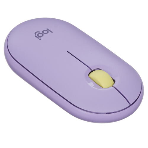 Купить Мышь беспроводная Logitech Pebble M350 [910-006654] фиолетовый  5404230. Характеристики, отзывы и цены в Донецке