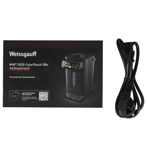 Купить Термопот Weissgauff WWT 5020 ColorTouch DBx черный  5638929. Характеристики, отзывы и цены в Донецке