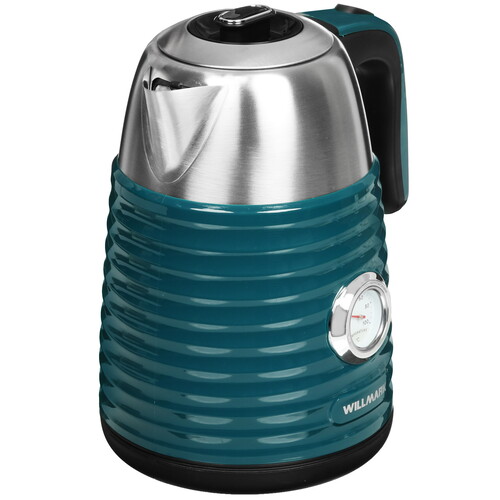 Купить Электрочайник WILLMARK WEK-1738PST голубой  9908675. Характеристики, отзывы и цены в Донецке