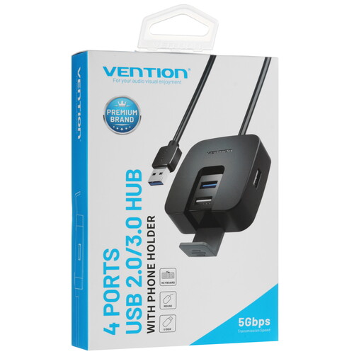 Купить USB-разветвитель Vention CHABD  9159610. Характеристики, отзывы и цены в Донецке