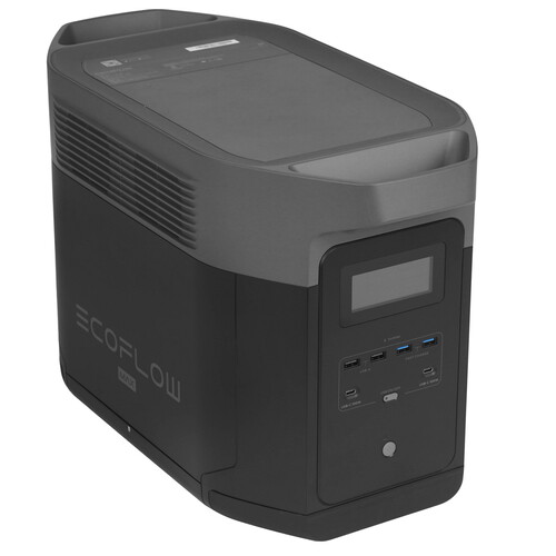 Купить Портативная зарядная станция EcoFlow DELTA 2 MAX серый  5624158. Характеристики, отзывы и цены в Донецке