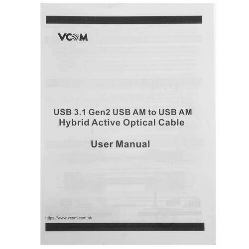 Купить Кабель VCOM USB 3.2 Gen 2 Type-A - USB 3.2 Gen 2 Type-A  5630645. Характеристики, отзывы и цены в Донецке