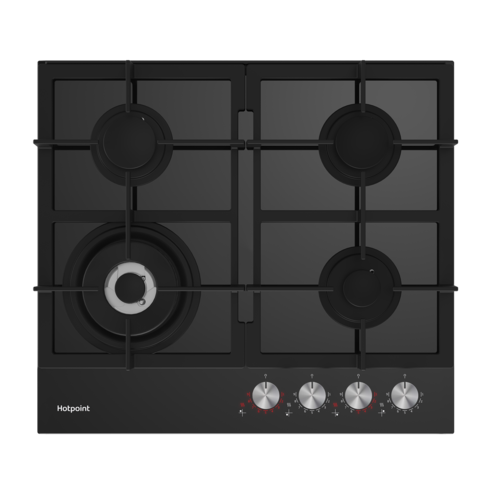 Купить Газовая варочная поверхность Hotpoint HGSL 62 F/BK  9279936. Характеристики, отзывы и цены в Донецке