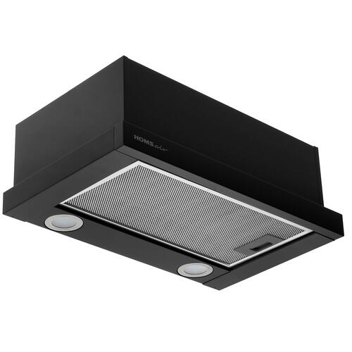 Купить Вытяжка телескопическая HOMSair FLAT 50 черный/черный  8160080. Характеристики, отзывы и цены в Донецке