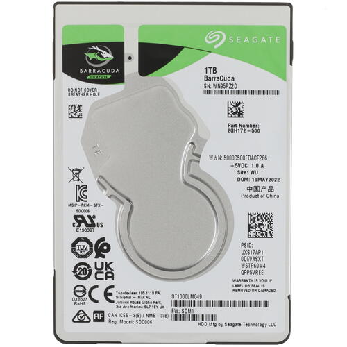 Купить 1 ТБ Жесткий диск Seagate BarraCuda Pro [ST1000LM049]  5047885. Характеристики, отзывы и цены в Донецке