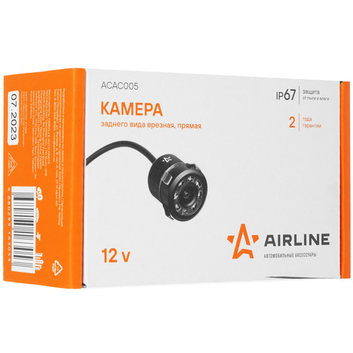 Купить Камера заднего вида AIRLINE AutoExpert ACAC005  9105146. Характеристики, отзывы и цены в Донецке
