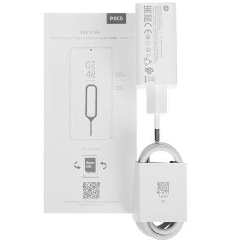 Купить 6.67" Смартфон POCO F6 256 ГБ черный  5457358. Характеристики, отзывы и цены в Донецке