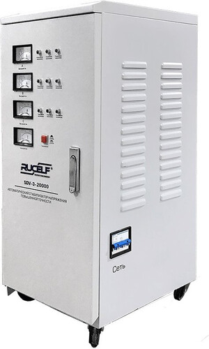 Купить Стабилизатор напряжения RUCELF SDV-3-20000  8105918. Характеристики, отзывы и цены в Донецке