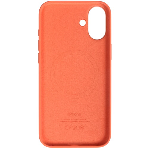 Купить Накладка  Apple Silicone Case для Apple iPhone 16 Plus оранжевый  5637300. Характеристики, отзывы и цены в Донецке