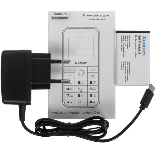 Купить Сотовый телефон Xenium X718 красный  9284576. Характеристики, отзывы и цены в Донецке