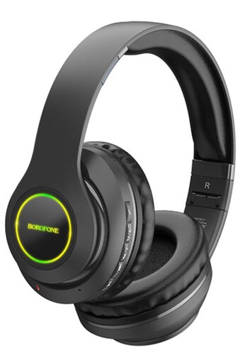 Купить Беспроводные/проводные наушники Borofone BO17 черный 2022  5465123. Характеристики, отзывы и цены в Донецке