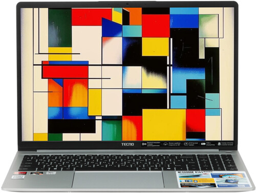 Купить 16" Ноутбук Tecno Megabook K16SDA серебристый  5619275. Характеристики, отзывы и цены в Донецке