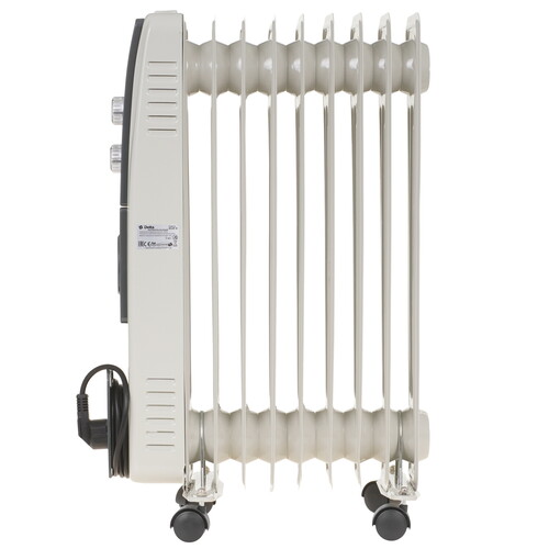 Купить Масляный обогреватель DELTA D12F-9 серый  9297600. Характеристики, отзывы и цены в Донецке