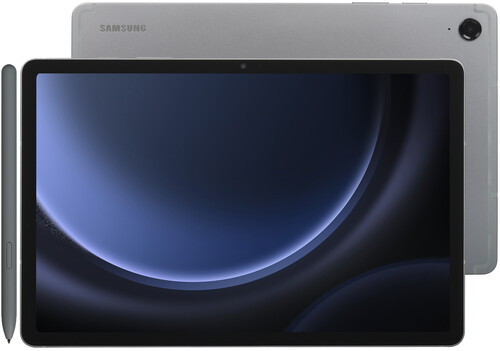 Купить 10.9" Планшет Samsung Galaxy Tab S9 FE 5G 128 ГБ серый + стилус  5455505. Характеристики, отзывы и цены в Донецке