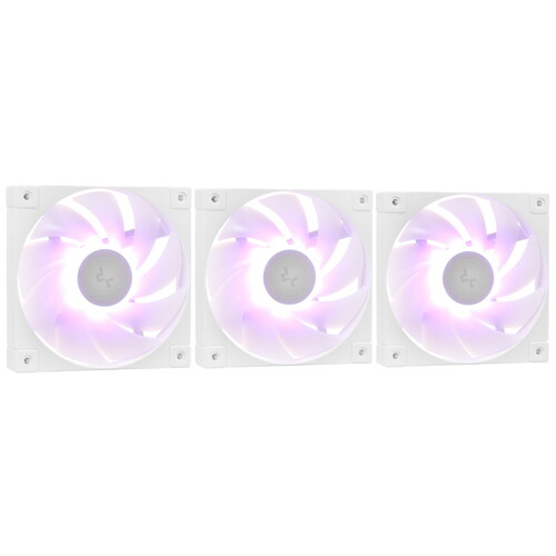 Купить Комплект вентиляторов DEEPCOOL FD12 ARGB [FD12 ARGB 3-in-1 White] белый  5496100. Характеристики, отзывы и цены в Донецке
