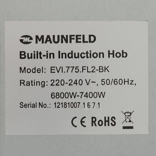Купить Индукционная варочная поверхность MAUNFELD EVI.775-FL2-BK  8105876. Характеристики, отзывы и цены в Донецке