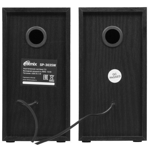 Купить Колонки Ritmix SP-3035W черный  9316025. Характеристики, отзывы и цены в Донецке