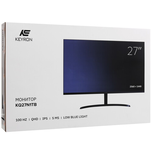 Купить 27" Монитор KEYRON KQ27N1TB черный  9078367. Характеристики, отзывы и цены в Донецке