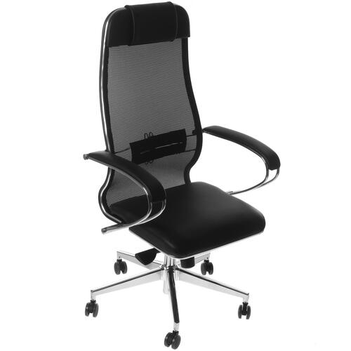 Купить Кресло офисное Метта Samurai Comfort-1.01 черный  4776422. Характеристики, отзывы и цены в Донецке