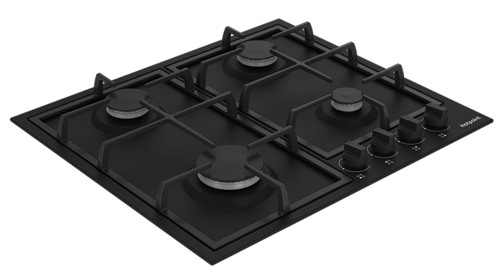 Купить Газовая варочная поверхность Hotpoint HGMT 642 BL  9082801. Характеристики, отзывы и цены в Донецке