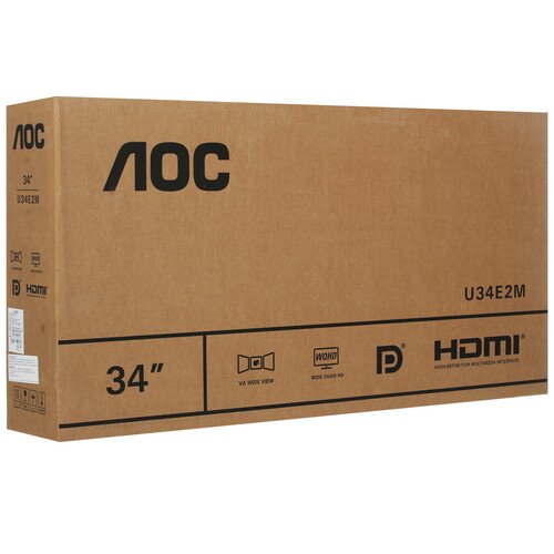 Купить 34" Монитор AOC U34E2M черный  5039128. Характеристики, отзывы и цены в Донецке