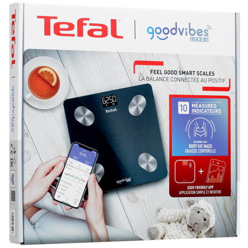 Купить Весы Tefal Goodvibes Life BM9620S1 синий  5008104. Характеристики, отзывы и цены в Донецке