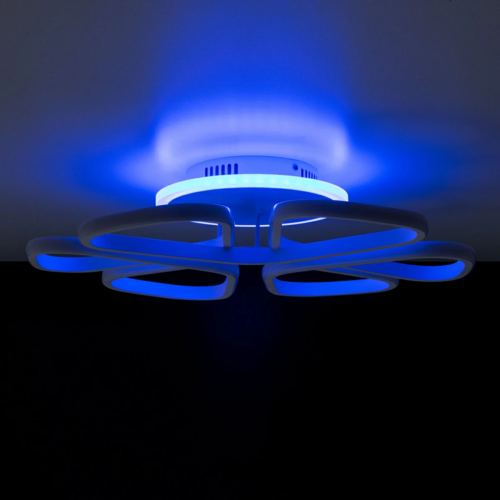 Купить Люстра Citilux Сезар Смарт CL233A250E RGB белый  5499125. Характеристики, отзывы и цены в Донецке
