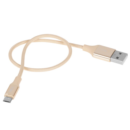Купить Кабель круглый TTEC micro USB - USB 2.0 Type-A золотистый 0.3 м  9202632. Характеристики, отзывы и цены в Донецке