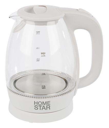 Купить Электрочайник Homestar HS-1012 белый  8145307. Характеристики, отзывы и цены в Донецке