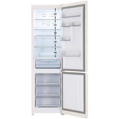 Купить Холодильник с морозильником  Hotpoint HT 7201I AB O3 бежевый  5450501. Характеристики, отзывы и цены в Донецке