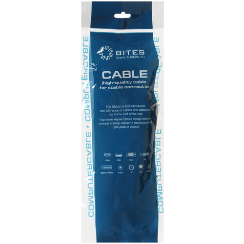 Купить Кабель питания 5Bites IEC 320 C13 - CEE 7/7  4812201. Характеристики, отзывы и цены в Донецке