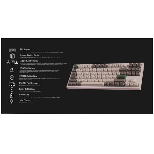 Купить Клавиатура  проводная + беспроводная Keychron Q3 Max  9307537. Характеристики, отзывы и цены в Донецке