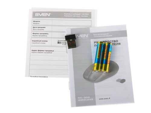 Купить Мышь беспроводная SVEN RX-305  1006365. Характеристики, отзывы и цены в Донецке