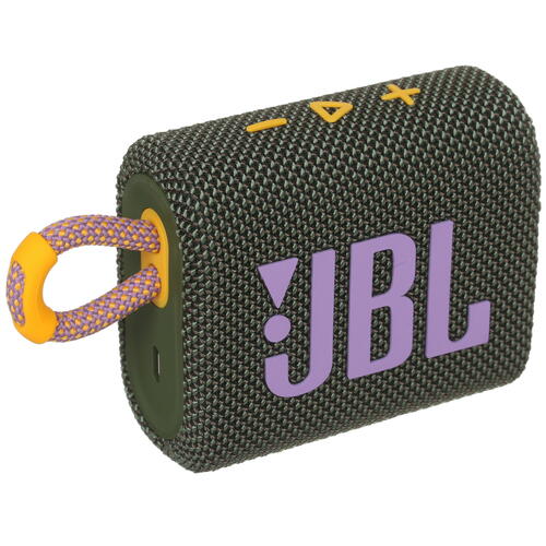 Купить Портативная колонка JBL GO 3, зеленый  4725192. Характеристики, отзывы и цены в Донецке