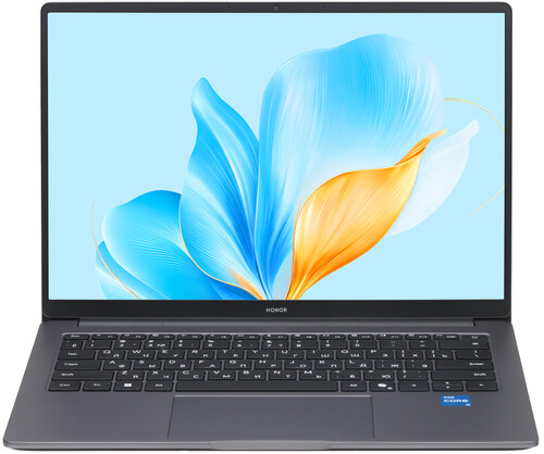 Купить 14" Ноутбук HONOR MagicBook X14 2025 5301ALWJ/FRG-X серый  5608555. Характеристики, отзывы и цены в Донецке