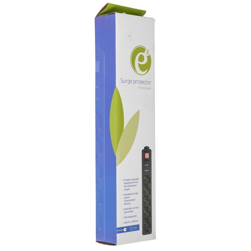 Купить Сетевой фильтр EnerGenie SPG5-C-5 черный  9154770. Характеристики, отзывы и цены в Донецке