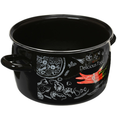 Купить Кастрюля TM Appetite Chilli 1МС161Р 2 л 18 см черный  4717778. Характеристики, отзывы и цены в Донецке