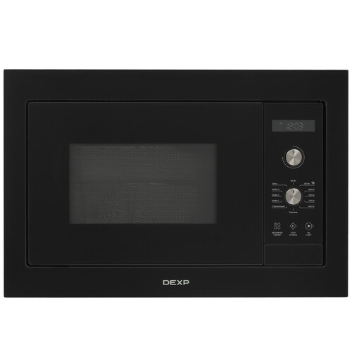 Купить Встраиваемая микроволновая печь DEXP DBMW-25C900PPJ черный  9260380. Характеристики, отзывы и цены в Донецке