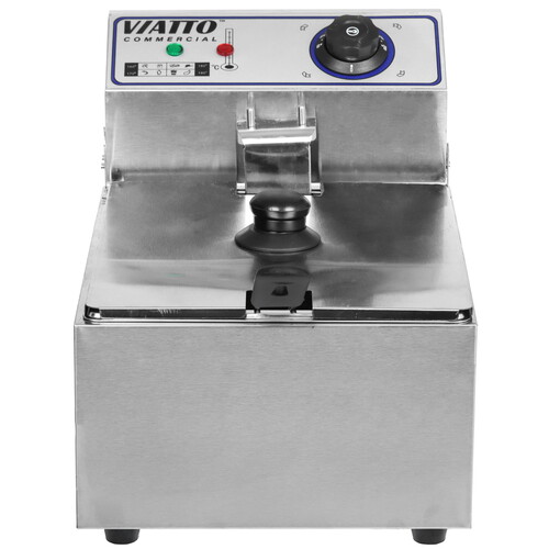 Купить Фритюрница VIATTO EF‑6L серебристый  9909638. Характеристики, отзывы и цены в Донецке