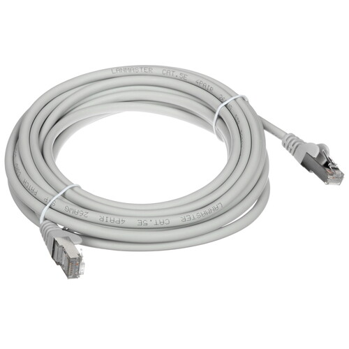 Купить Патч-корд Lanmaster LAN-PC45/S5E-5.0-GY  5327308. Характеристики, отзывы и цены в Донецке