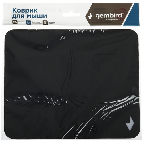 Купить Коврик Gembird MP-BLACK-S  черный  5496154. Характеристики, отзывы и цены в Донецке