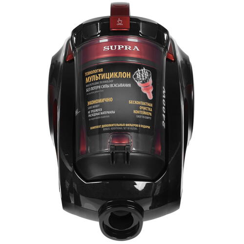 Купить Пылесос Supra VCS-2430 красный  9066125. Характеристики, отзывы и цены в Донецке