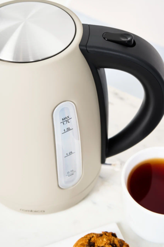 Купить Электрочайник Rombica myKitchen KE-0004 бежевый  9293966. Характеристики, отзывы и цены в Донецке