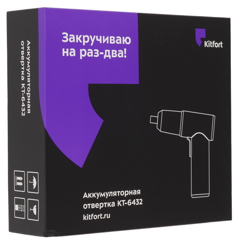 Купить Аккумуляторная отвертка Kitfort КТ-6432  9220580. Характеристики, отзывы и цены в Донецке