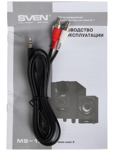 Купить Колонки SVEN MS-150 черный  1103821. Характеристики, отзывы и цены в Донецке