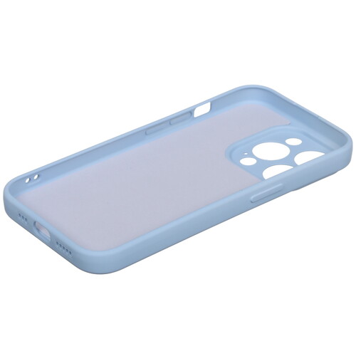 Купить Накладка  BoraSCO Microfiber Case для Apple iPhone 15 Pro голубой  5498896. Характеристики, отзывы и цены в Донецке
