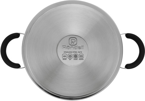 Купить Кастрюля Rondell Brando RDS-1805 5.1 л 24 см серебристый  9309624. Характеристики, отзывы и цены в Донецке