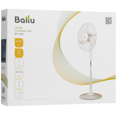 Купить Вентилятор Ballu BFF-806  белый  9076986. Характеристики, отзывы и цены в Донецке